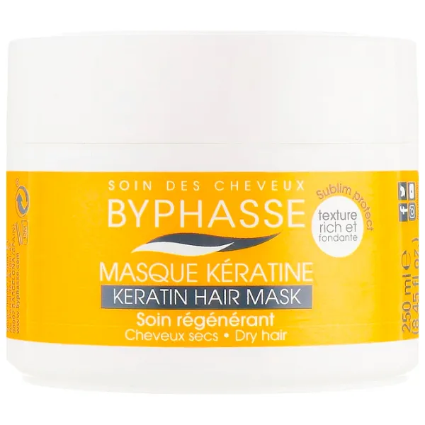 Маска для волос Byphasse Keratin 250 мл photo 1