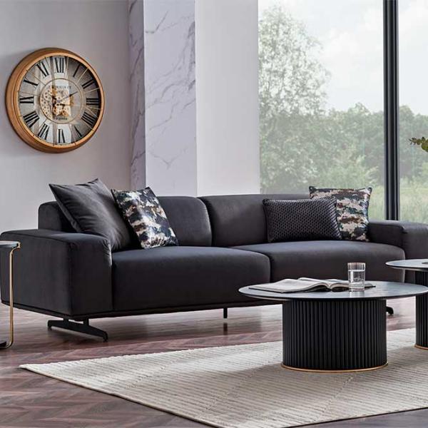 Canapea Dogtas Belfast (3120012686) Catifea/ Gray photo 1 Canapea Dogtas Belfast (3120012686) Catifea/ Gray photo 1