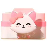 Cameră foto Orey Child Camera C4 3+/ White Pink