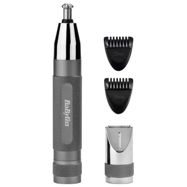 Trimmer de nas şi urechi Babyliss E116E Gray photo 1