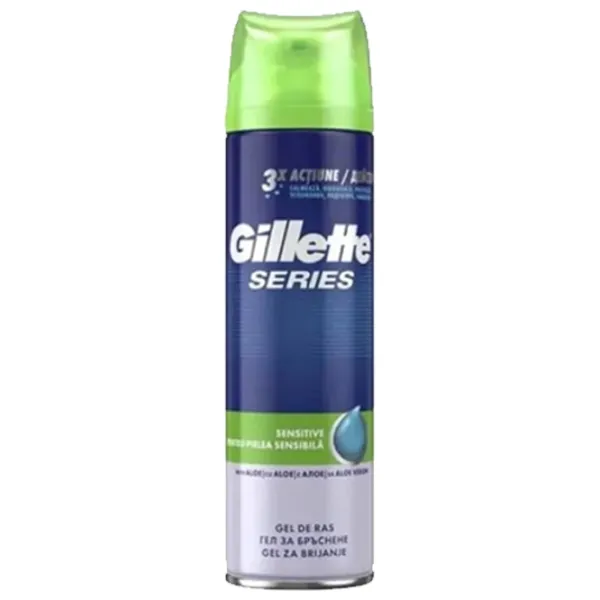 Spumă de ras Gillette Series Sensitive Skin 0.2l photo 1