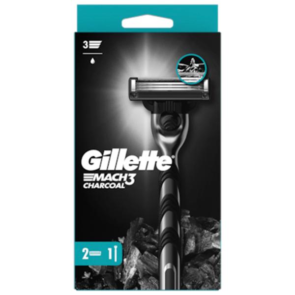 Aparate de ras clasice Gillette Mach 3 Charcoal Pentru el photo 1
