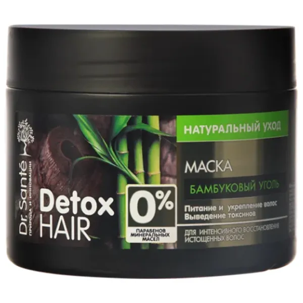 Маска для волос Dr.Sante Detox hair 300 мл photo 1 Маска для волос Dr.Sante Detox hair 300 мл photo 1