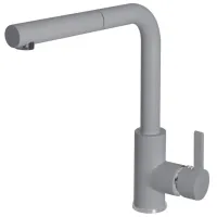 Baterie pentru bucătărie Elleci C 02 48 mono comandă/ extractibilă/ Alamă/ Gray