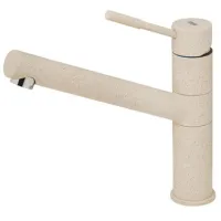 Baterie pentru bucătărie Elleci Teseo 51 Avena mono comandă/ pivotantă/ Alamă/ Avena