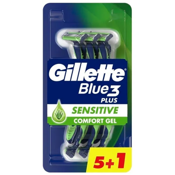 Aparate de ras clasice Gillette Blue 3 Plus Sensitive Pentru el photo 1