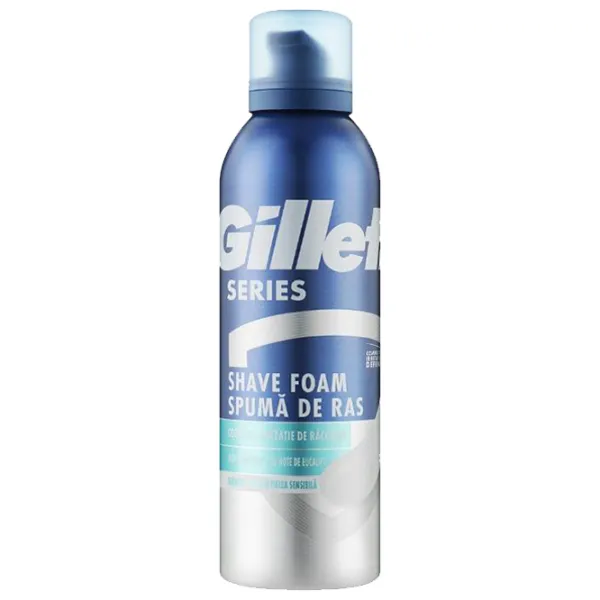 Spumă de ras Gillette Series Sensitive Cool 0.2l photo 1
