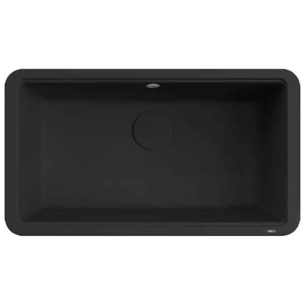 Lavoar Elleci Globe 910 Dreptunghiular/ deasupra blatului/ Black photo 1