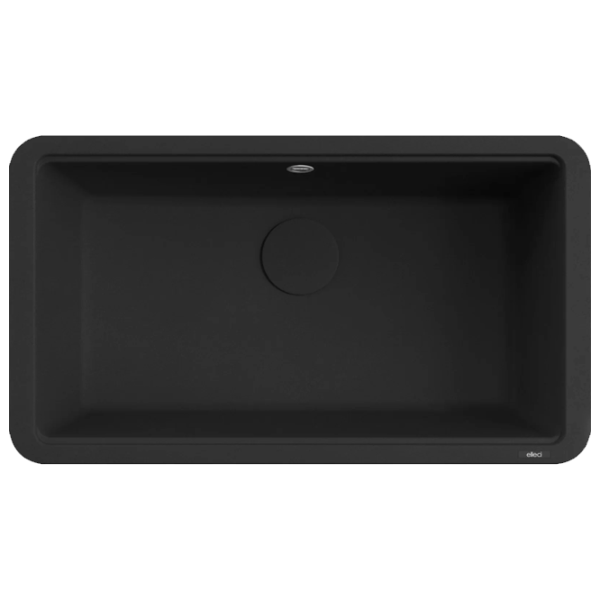 Lavoar Elleci Globe 910 Dreptunghiular/ deasupra blatului/ Black photo 1