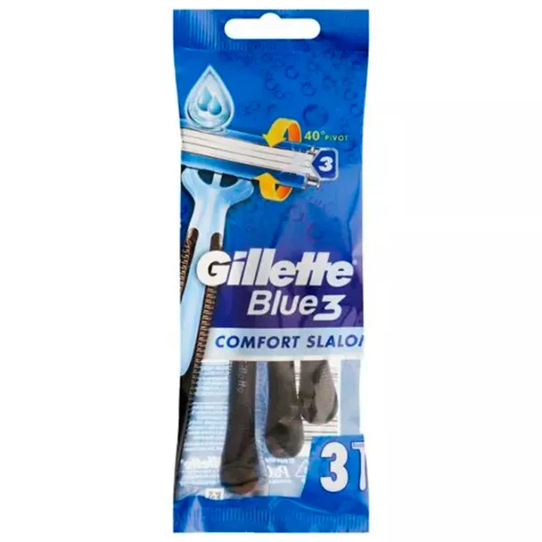 Aparate de ras clasice Gillette Blue 3 Slalom Comfort Pentru el photo 1