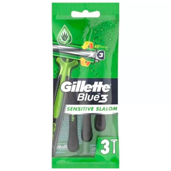 Aparate de ras clasice Gillette Blue 3 Slalom Sensitive Pentru el photo 1
