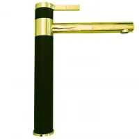 Baterie pentru bucătărie Alveus Zina Monarch mono comandă/ pivotantă/ Alamă/ Gold