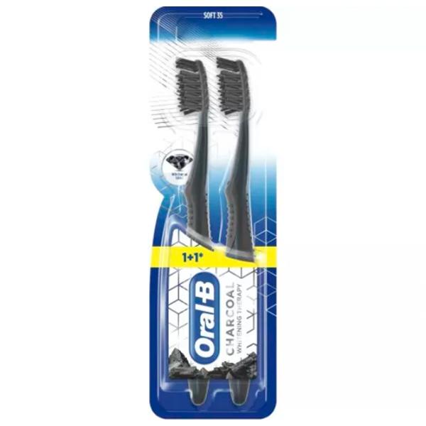 Periuță de dinți Oral-B Charcoal 35 Soft 2 photo 1