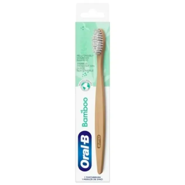 Periuță de dinți Oral-B Bamboo 1 photo 1 Periuță de dinți Oral-B Bamboo 1 photo 1