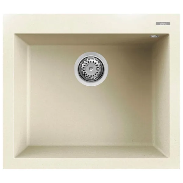 Lavoar Elleci Karizma 105 50 x 57 / Piatră artificială / Bianco antico photo 1