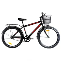 Велосипед Mustang Sport 26" 16" Алюминий/ Серый Красный