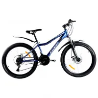 Bicicletă Azimut Stormer Forest 26" 16" Oțel/ Blue Dark