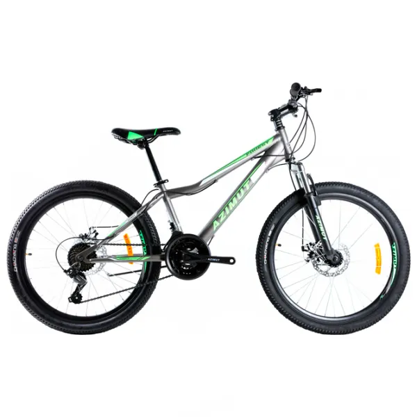 Bicicletă Azimut Stormer Forest 24" 16" Oțel/ Gray Green photo 1 Bicicletă Azimut Stormer Forest 24" 16" Oțel/ Gray Green photo 1