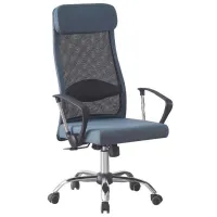 Офисное кресло Xenos Paris Ткань, акриловая сетка/ Серый