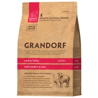 Корм для собак сухой Grandorf Lamb & Turkey 1058472 10 кг / Ягненок