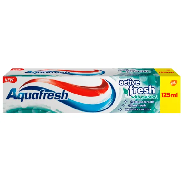 Pastă de dinţi Aquafresh Active Fresh 125 g photo 1