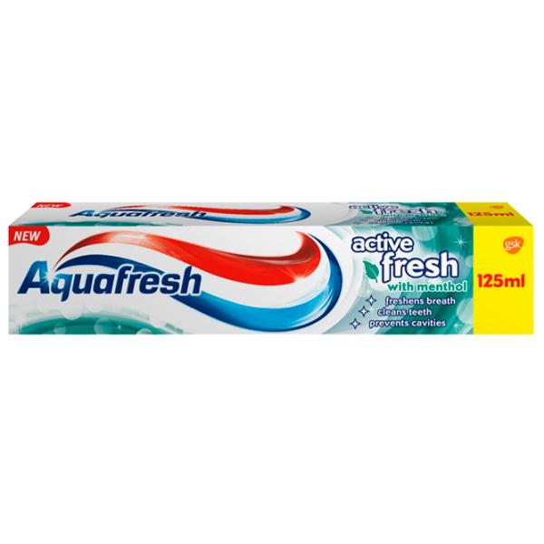 Pastă de dinţi Aquafresh Active Fresh 125 g photo 1
