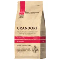 Hrană pentru pisici uscată Grandorf Lamb & Turkey Indoor 1058486 2 kg/ Miel, curcan