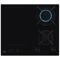 Комбинированная варочная панель AEG HDB64623NB Черный