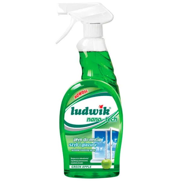 Soluție pentru oglinzi Ludwik Plyn do mycia szyb i glazury 5900498003840 pentru a eliminarea amprentelor photo 1 Soluție pentru oglinzi Ludwik Plyn do mycia szyb i glazury 5900498003840 pentru a eliminarea amprentelor photo 1