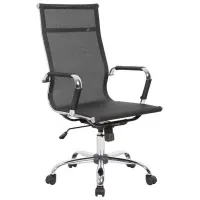 Fotoliu de birou Xenos Warszawa Plasă acrilică/ Black