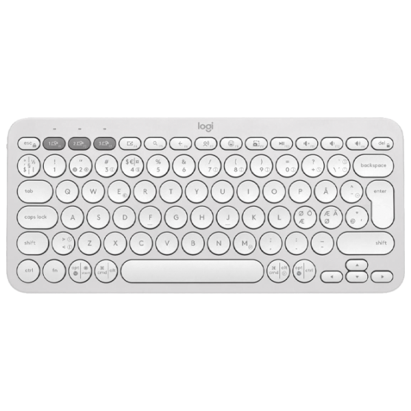 Клавиатура Logitech Pebble Keys 2 K380S Беспроводные/ Белый photo 1