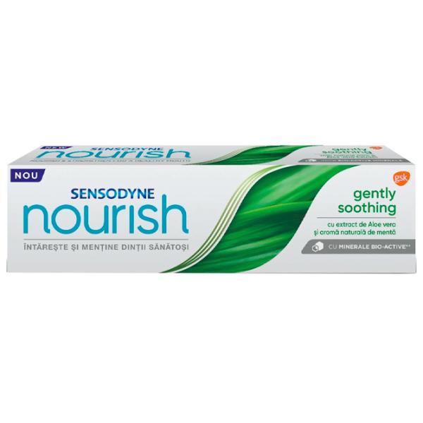 Pastă de dinţi Sensodyne Nourish Gentle Soothing 75 g photo 1