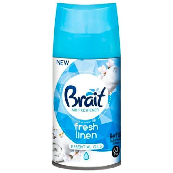 Odorizant de aer Brait Fresh Linen 250 ml photo 1 Odorizant de aer Brait Fresh Linen 250 ml photo 1