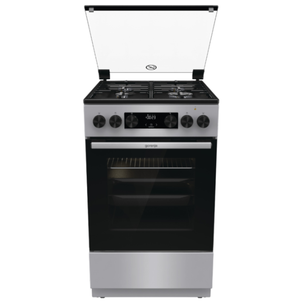 Aragaz Gorenje GK5C40SH Pe gaz/ Silver/ Black photo 1 Aragaz Gorenje GK5C40SH Pe gaz/ Silver/ Black photo 1