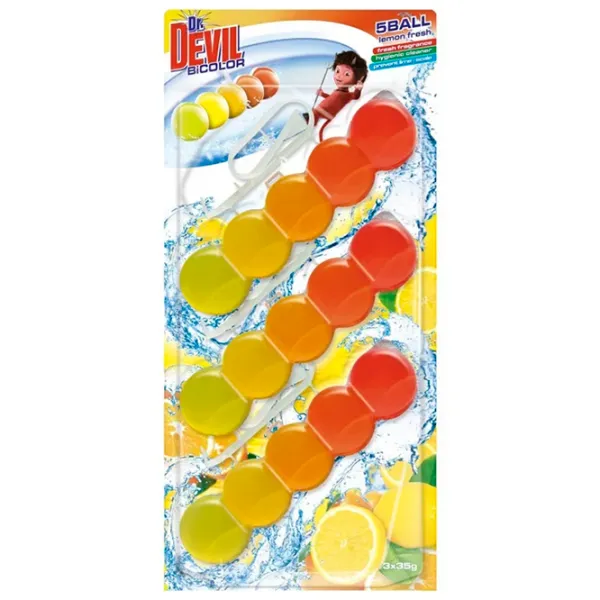 Odorizant de toaletă Dr.Devil Lemon fresh  photo 1
