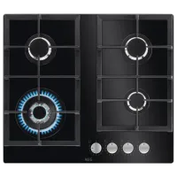 Plită încorporabilă pe gaz AEG HKB64420NB Sticlă călită/ Black