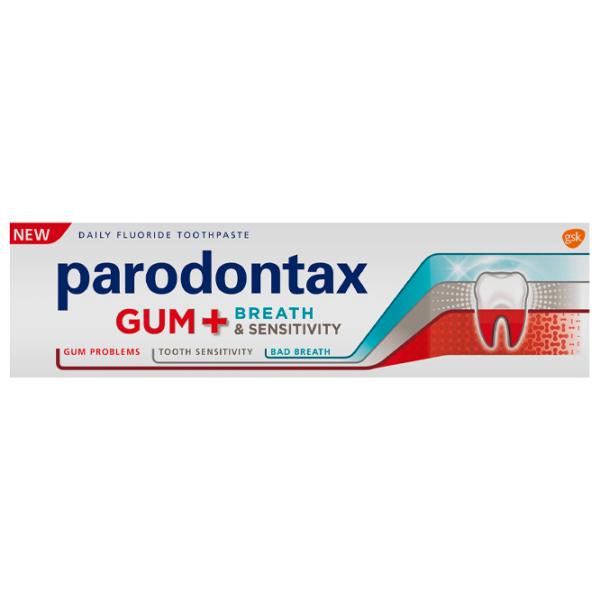 Pastă de dinţi Parodontax Gum + Breath & Sensitivity 75 g photo 1