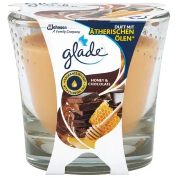 Ароматические свечи Glade Honey & Chocolate  photo 1