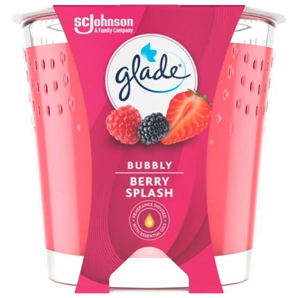 Lumânări parfumate Glade Bubbly Berry  photo 1