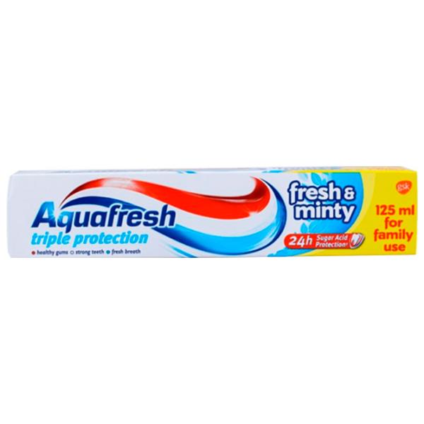 Pastă de dinţi Aquafresh Fresh & Minty 125 g photo 1