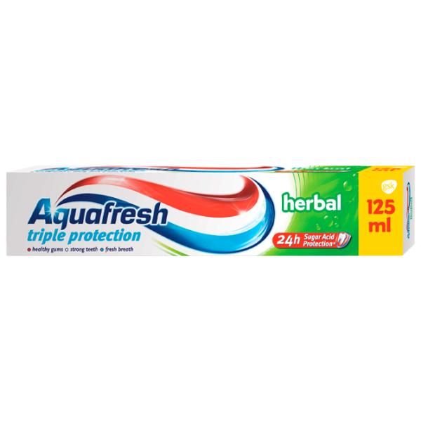 Pastă de dinţi Aquafresh Herbal 125 g photo 1