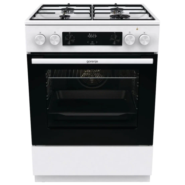 Aragaz Gorenje GKS6C70WJ Pe gaz/ White/ Black photo 1