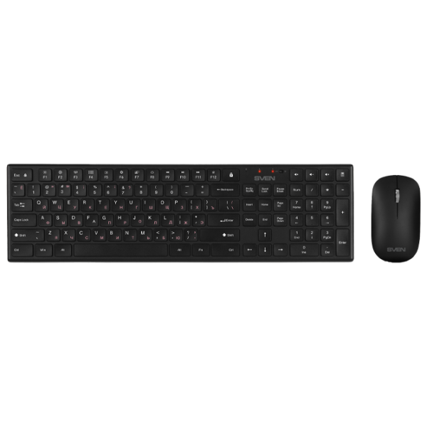 Tastatura & Mouse Sven KB-C2550W Fără fir/ Black photo 1