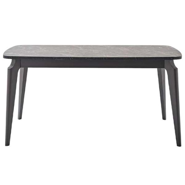 Masă de bucătărie extensibilă Dogtas Arora MDF/ Marble photo 1
