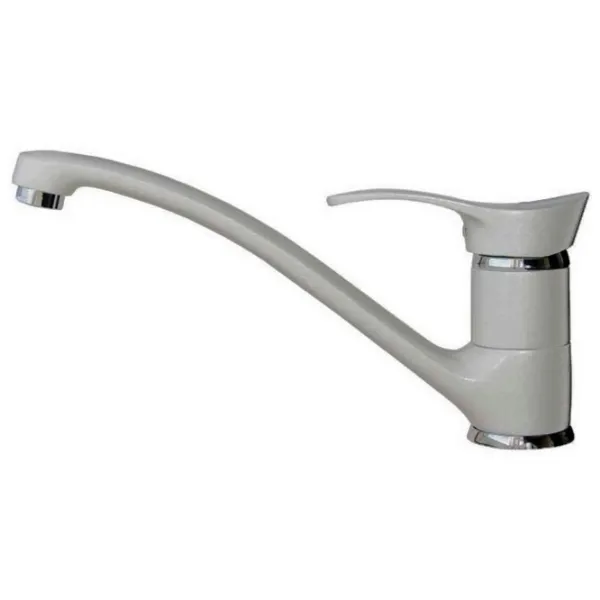 Baterie pentru bucătărie SV-Mebel МС-003 mono comandă/ pivotantă/ Alamă/ Light Gray photo 1