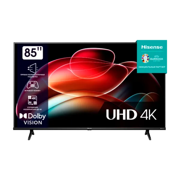 Televizor Hisense 85A6K 85"/ DLED/ 4K/ Smart TV/ Black photo 1