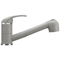 Baterie pentru bucătărie Ulgran U-002 mono comandă/ extractibilă/ Alamă/ Gray