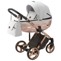 Детская коляска Adamex Chantal Star STAR-106/ Белый