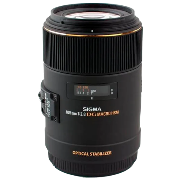 Объектив Sigma AF 105mm f/ 2.8 MACRO EX DG OS HSM F/ Can Черный photo 1