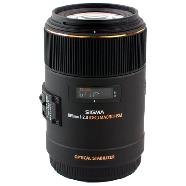 Объектив Sigma AF 105mm f/ 2.8 MACRO EX DG OS HSM F/ Can Черный photo 1